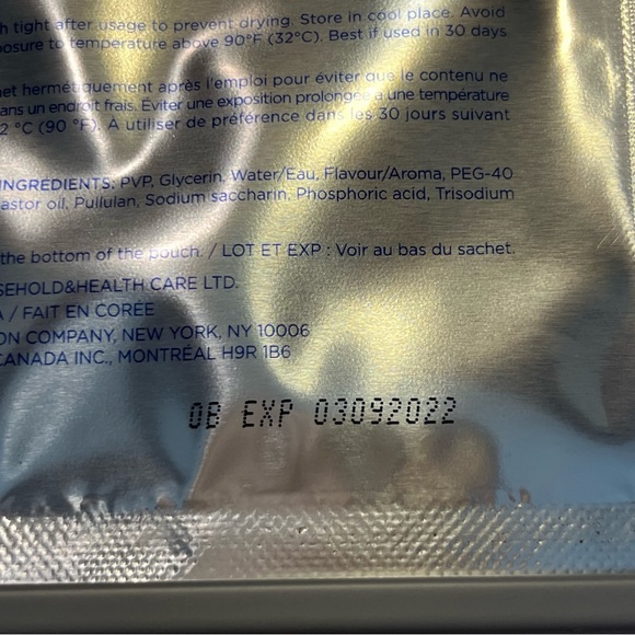 Avon PERIOE THERA-WHITE Instant Whitening Gel Strip Kit - 14 Strips 7 Treatments - Picture 12 of 12